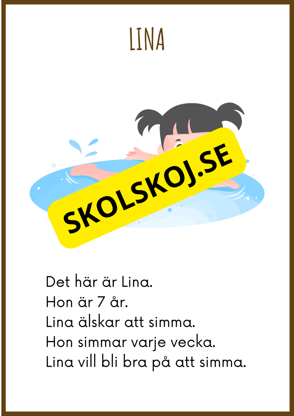 Läsförståelse - Enkel