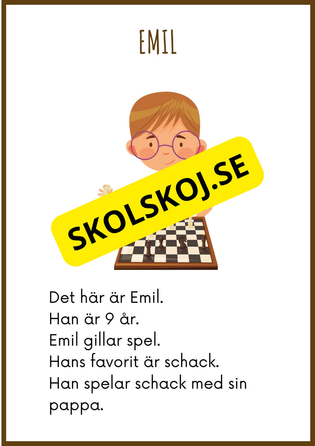 Läsförståelse - Enkel