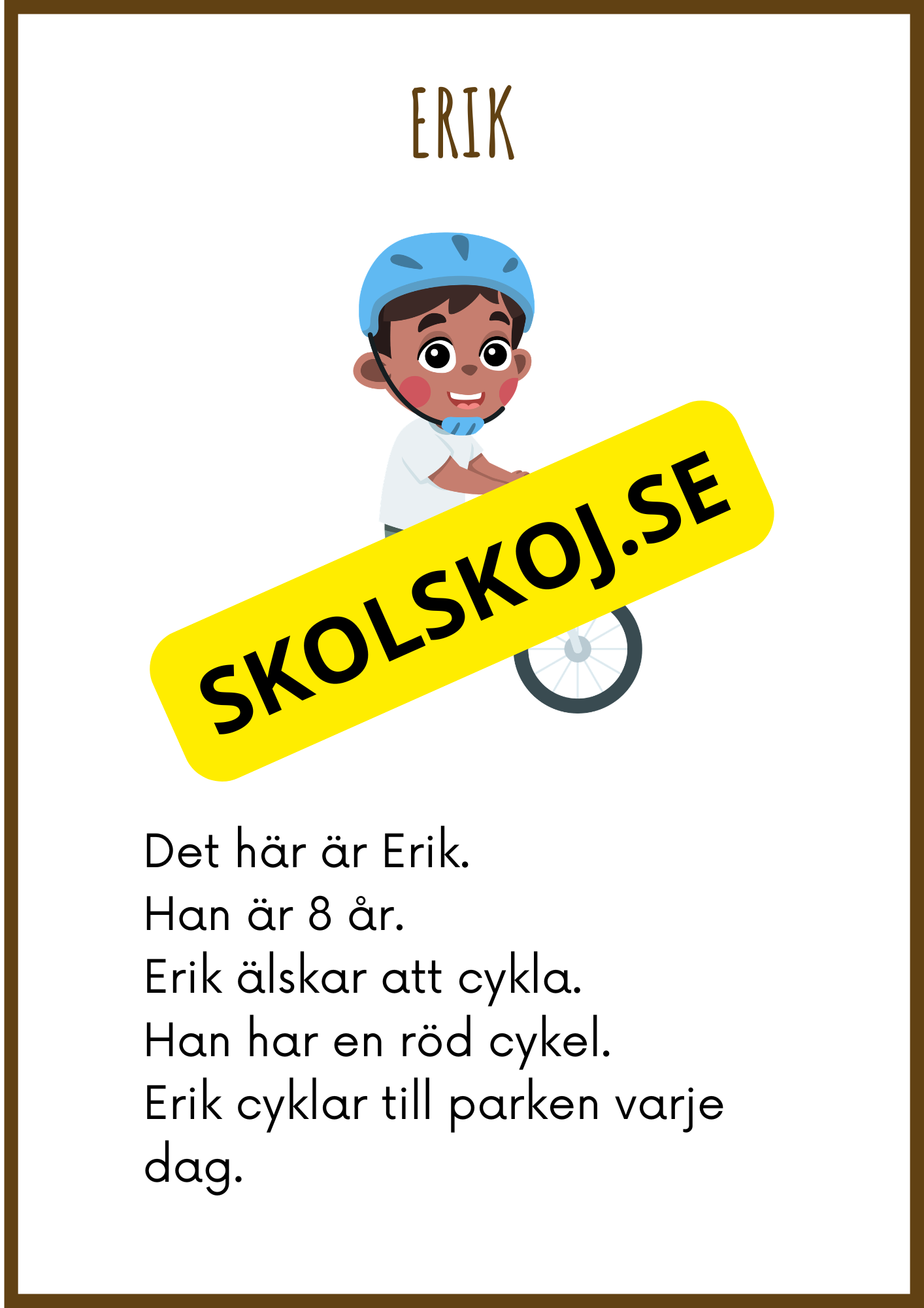 Läsförståelse - Enkel