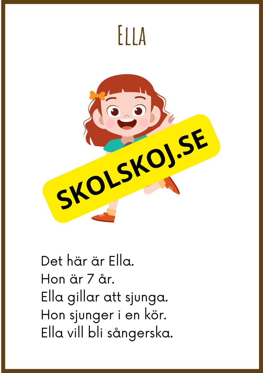 Läsförståelse - Enkel