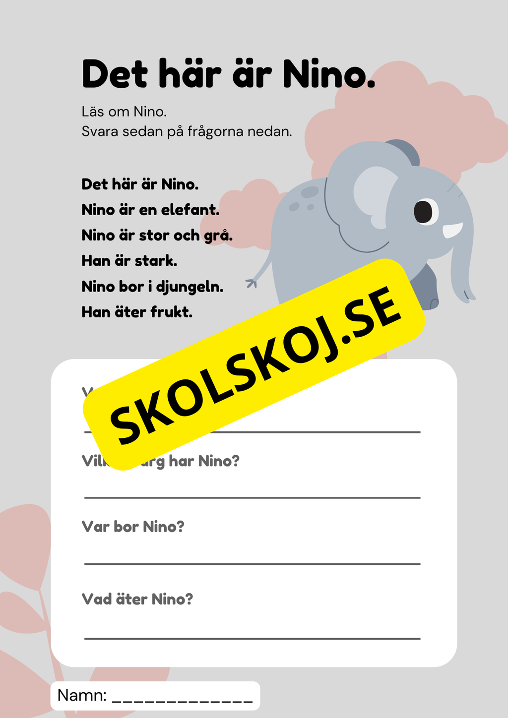 Läsförståelse - Lättläst