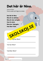 Läsförståelse - Lättläst