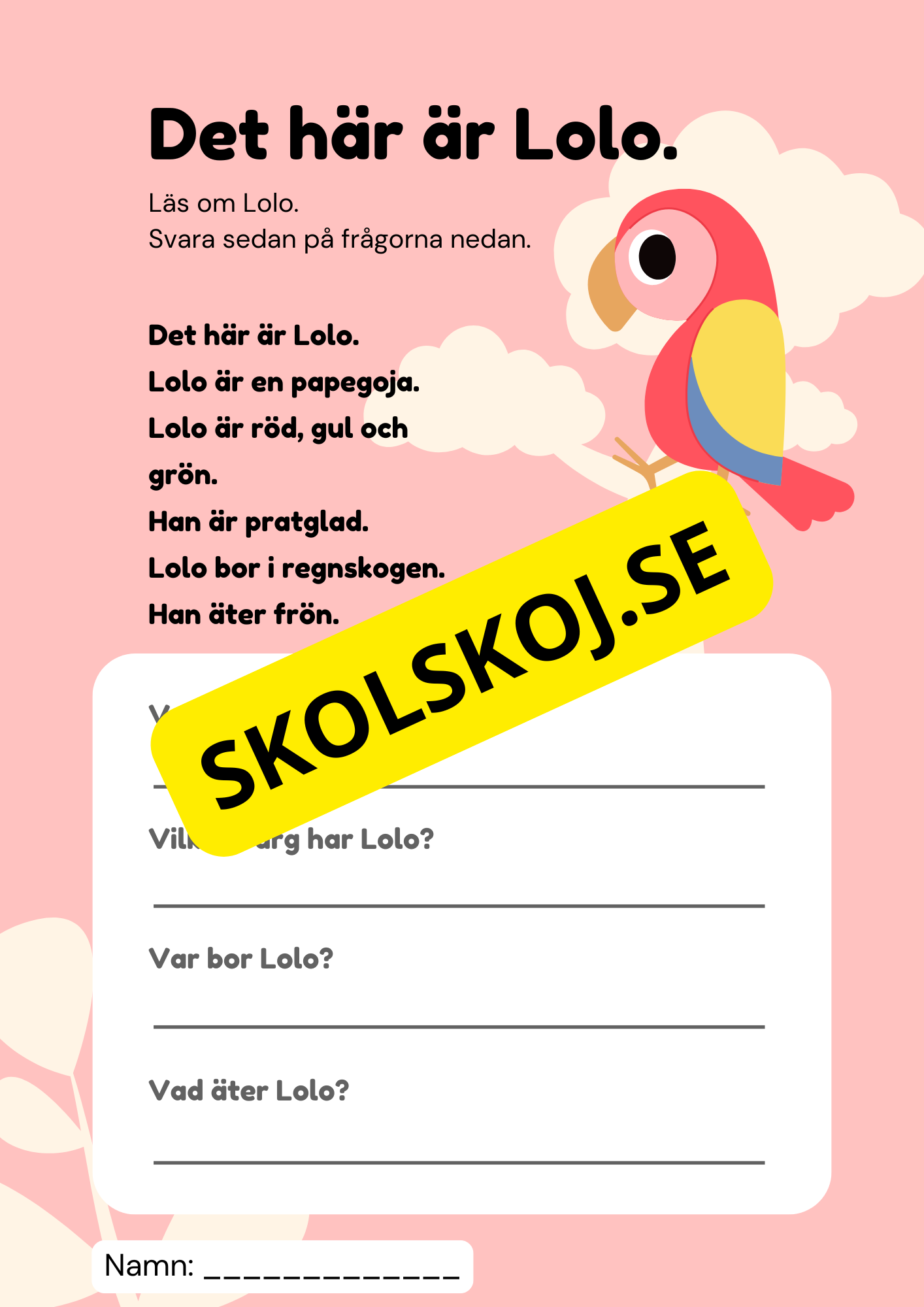 Läsförståelse - Lättläst