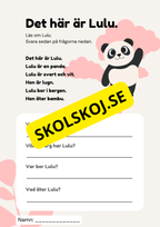 Läsförståelse - Lättläst