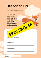 Läsförståelse - Lättläst