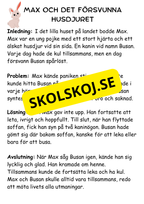 Läsförståelse - 8 sagor (24 sidor)