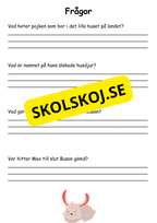 Läsförståelse - 8 sagor (24 sidor)