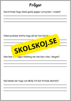 Läsförståelse - 8 sagor (24 sidor)