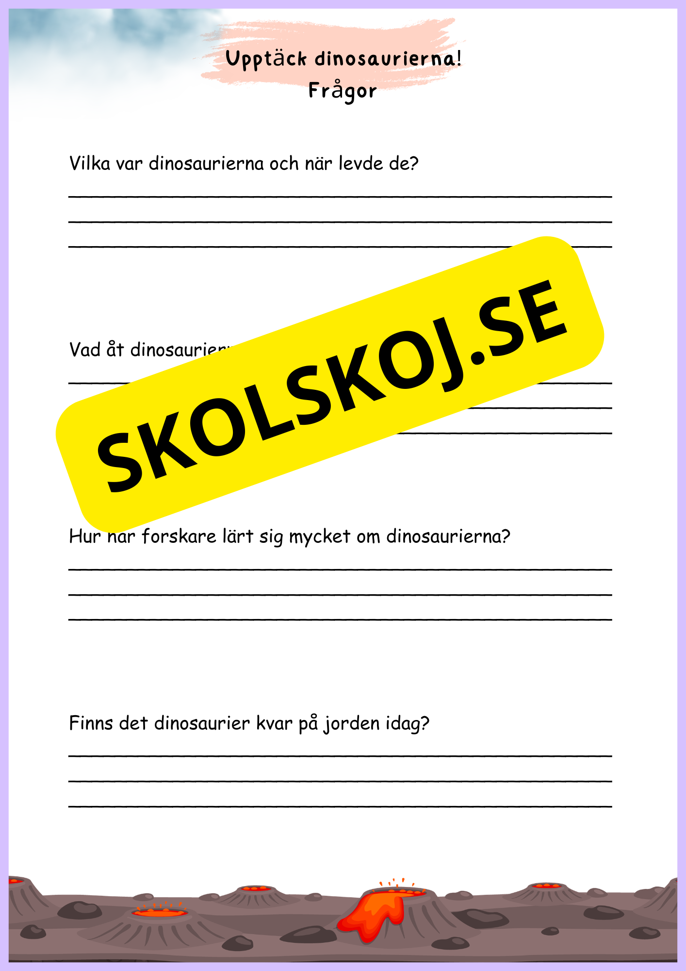 Läsförståelse årskurs 3 - 4