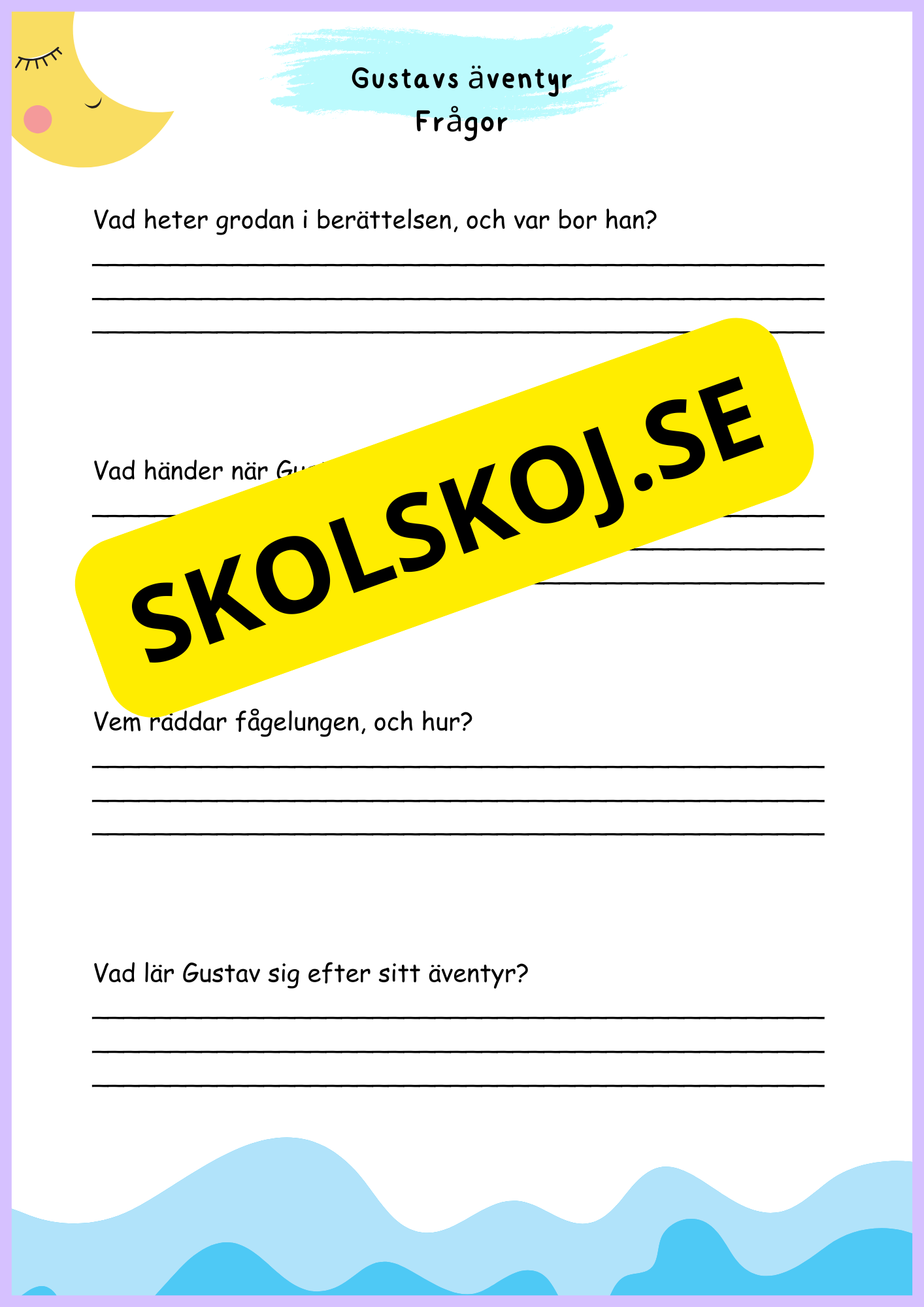 Läsförståelse årskurs 3 - 4