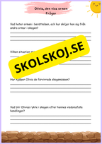 Läsförståelse årskurs 3 - 4