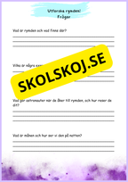 Läsförståelse årskurs 3 - 4
