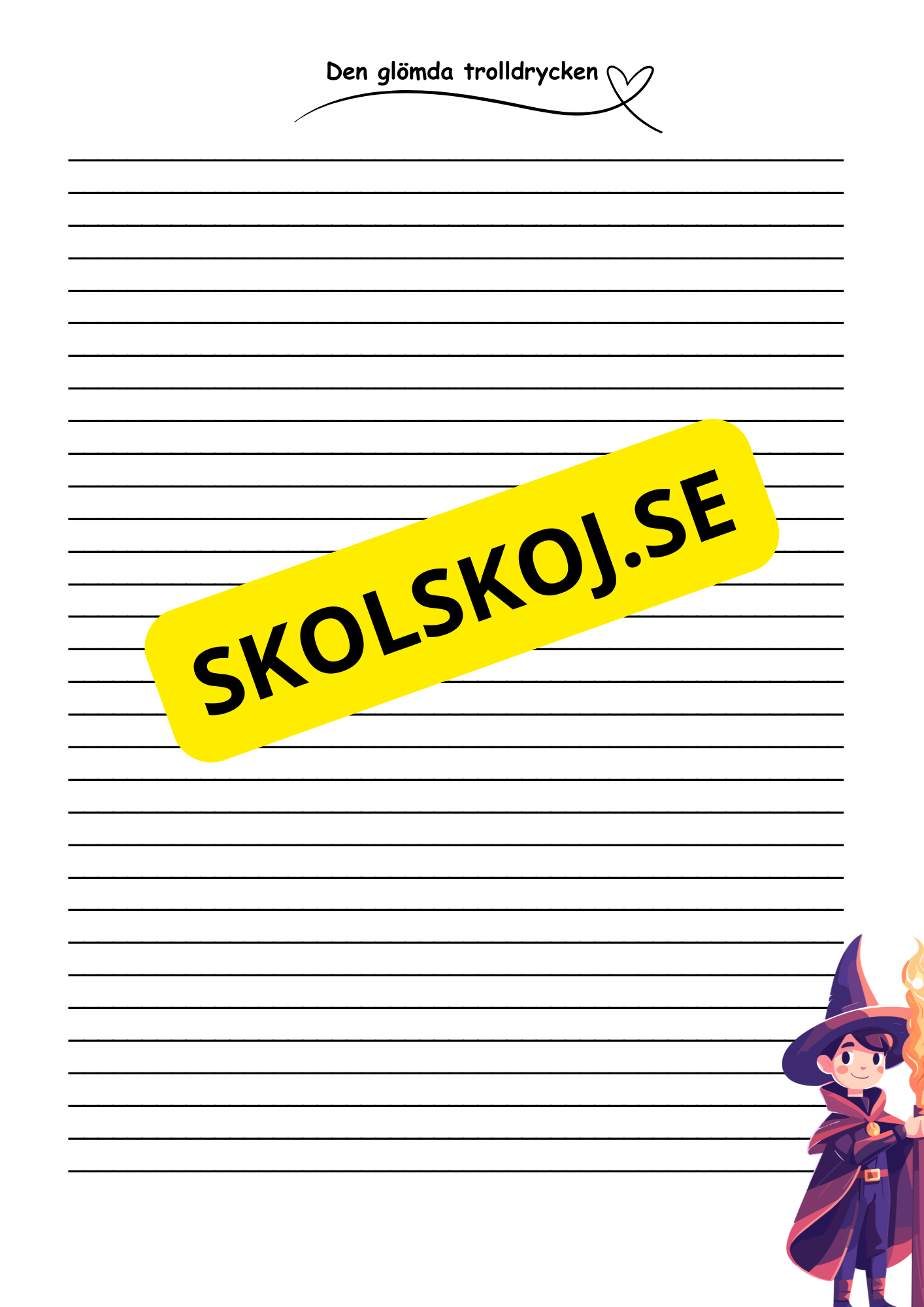 Läs och skriv – Fantasifulla berättelser