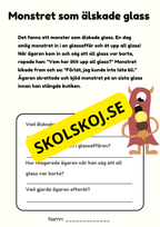Läskig läsning - Läsförståelse - Årskurs 2 - 3