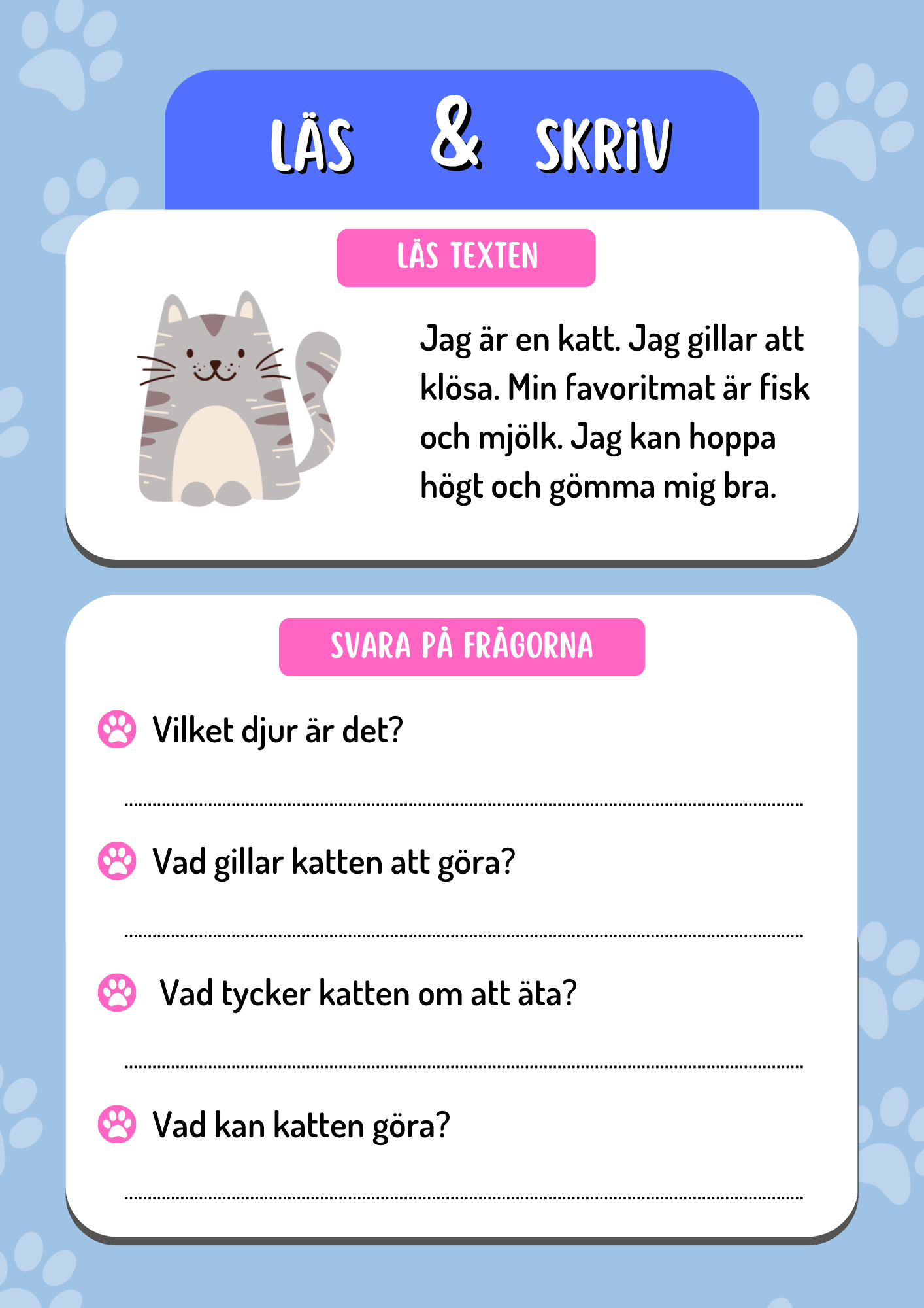 Läs och skriv - Häfte