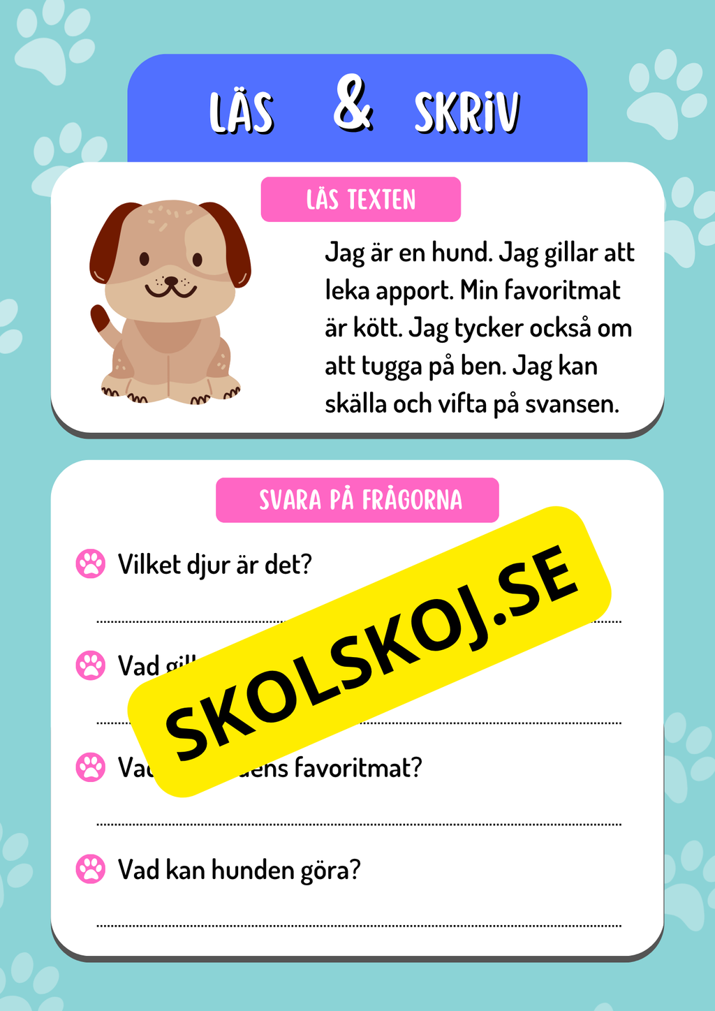 Läs och skriv - Häfte