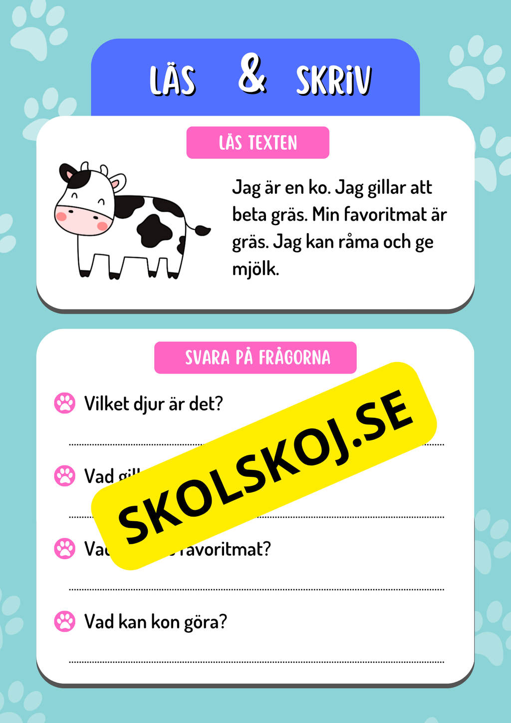 Läs och skriv - Häfte