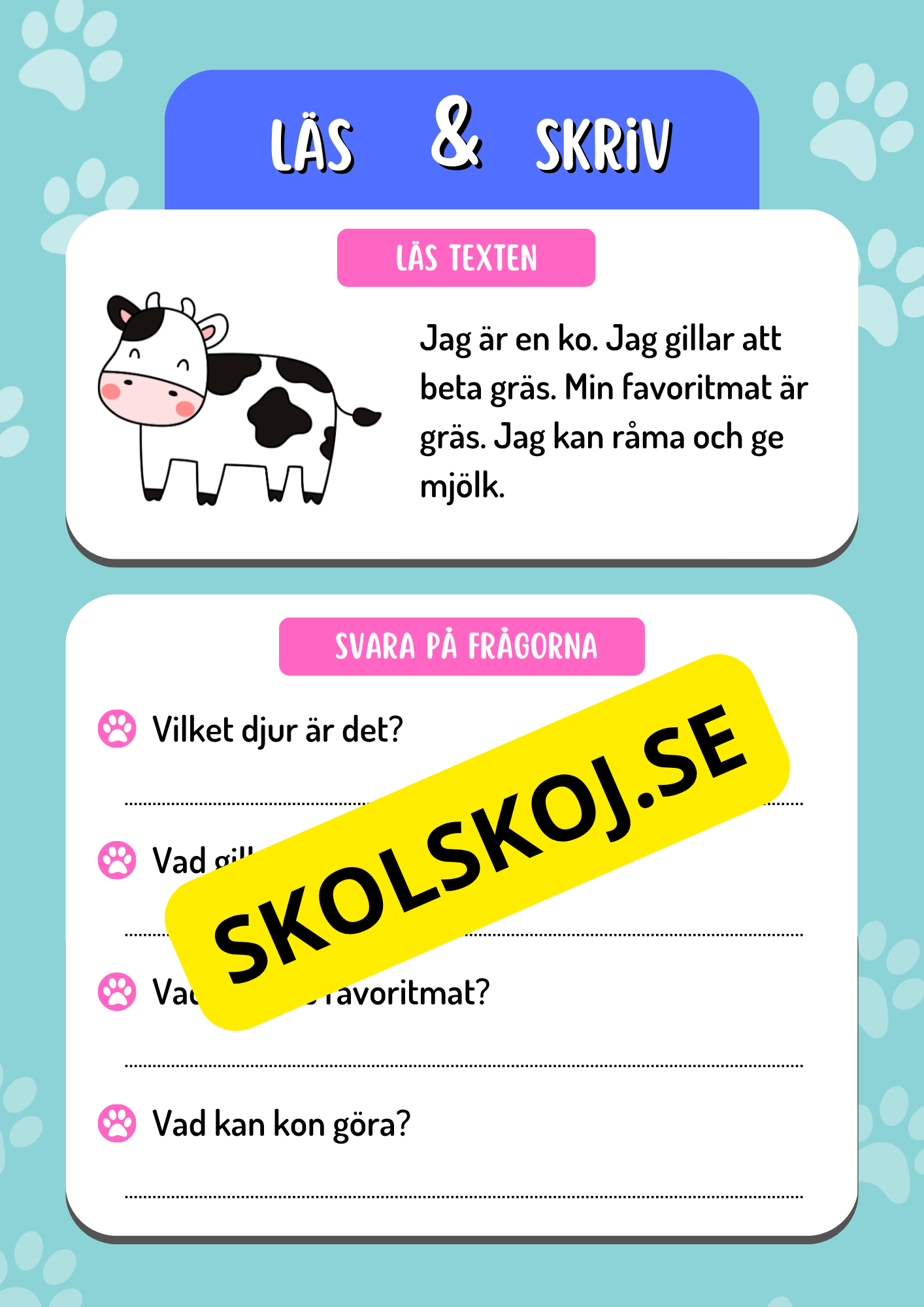 Läs och skriv - Häfte