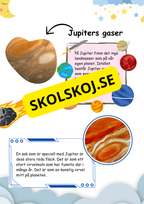 Lätta fakta om Jupiter - Läsförståelse