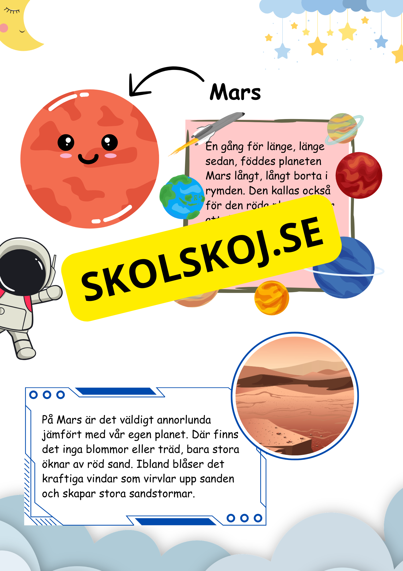 Lätta fakta om Mars