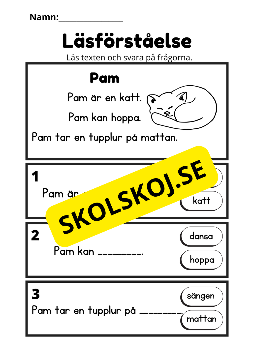 Lättläst: Läsförståelse
