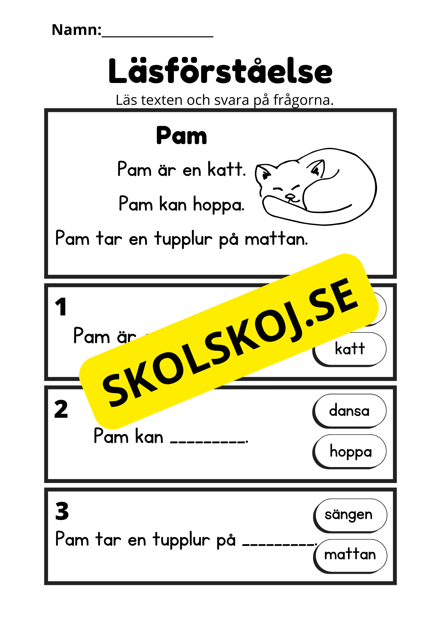 Lättläst: Läsförståelse