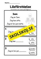 Lättläst: Läsförståelse