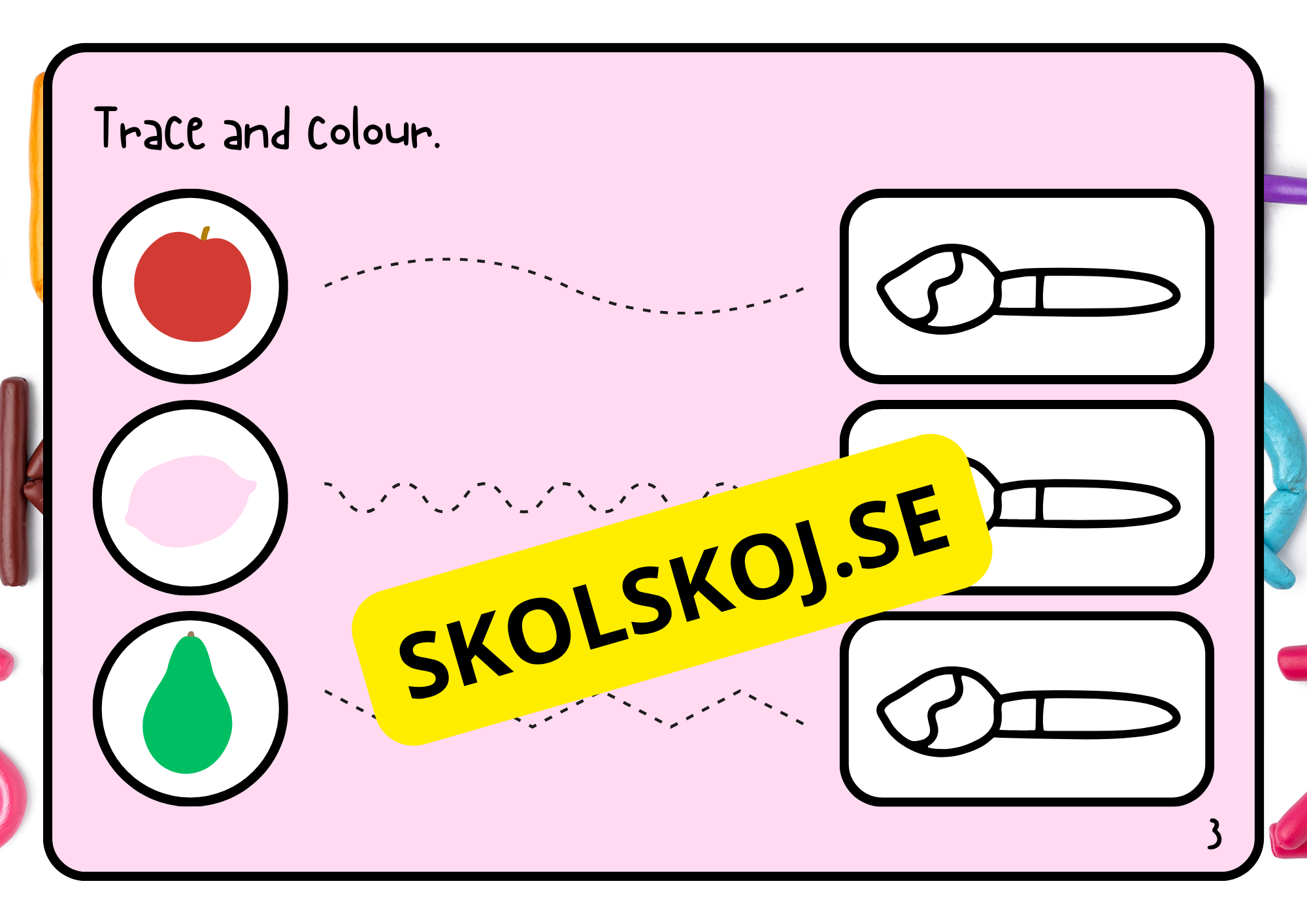 Learn the colours - Engelska
