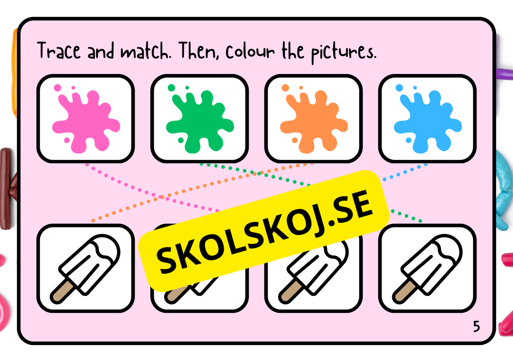 Learn the colours - Engelska
