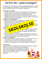 Lek i undervisningen