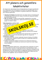 Lek i undervisningen
