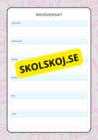 Lektionsplanering för klasslärare - Redigerbar (29 sidor)