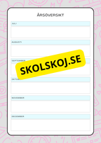 Lektionsplanering för klasslärare - Redigerbar (29 sidor)