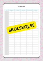 Lektionsplanering för klasslärare - Redigerbar (29 sidor)