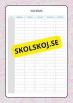 Lektionsplanering för klasslärare - Redigerbar (29 sidor)
