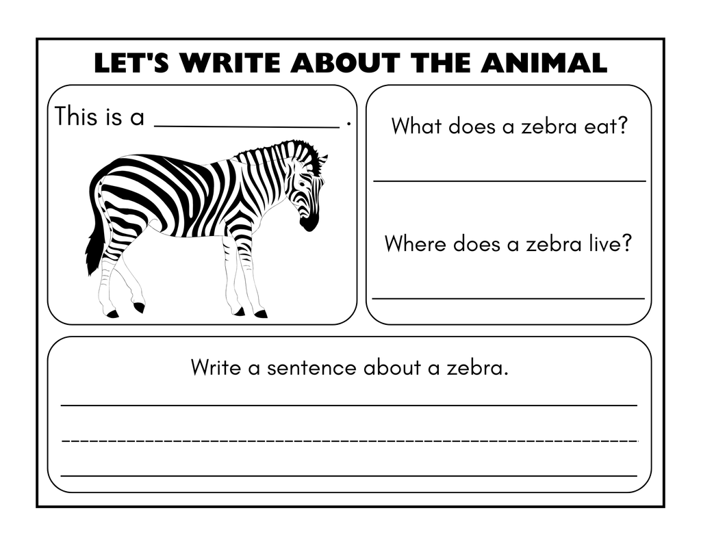 Lets write about the animal - Engelska