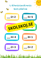 Likhetstecknets betydelse