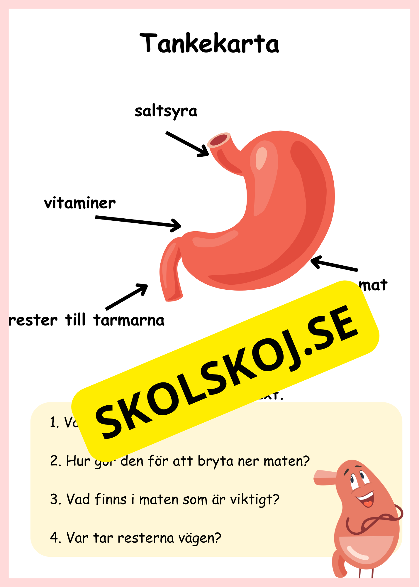 Lite om min kropp - Paket - Läsförståelse