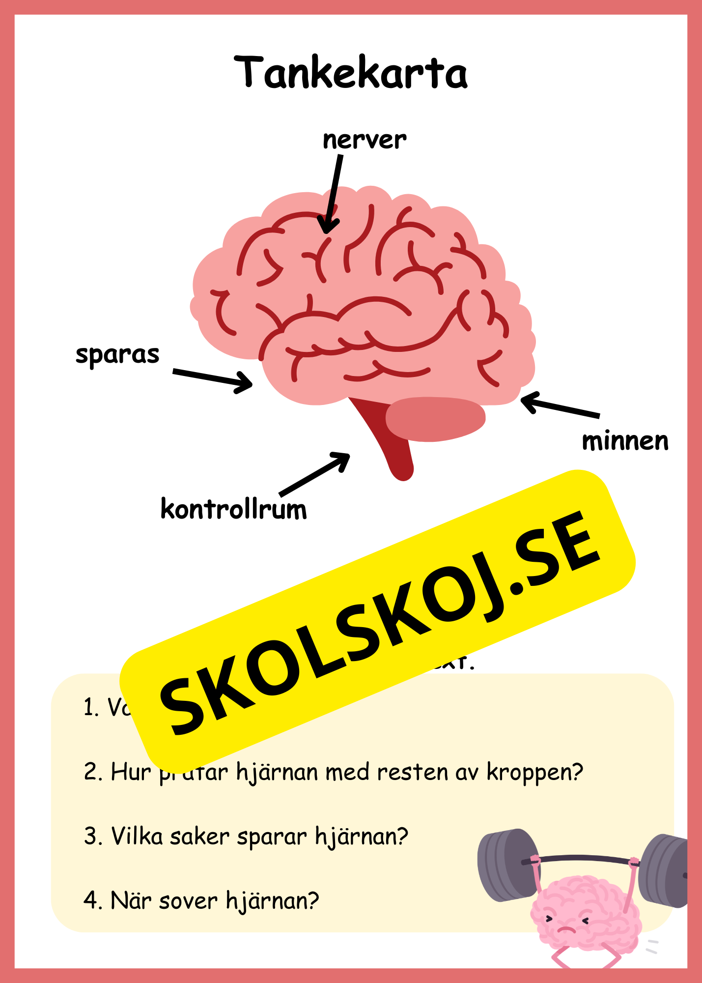 Lite om min kropp - Paket - Läsförståelse