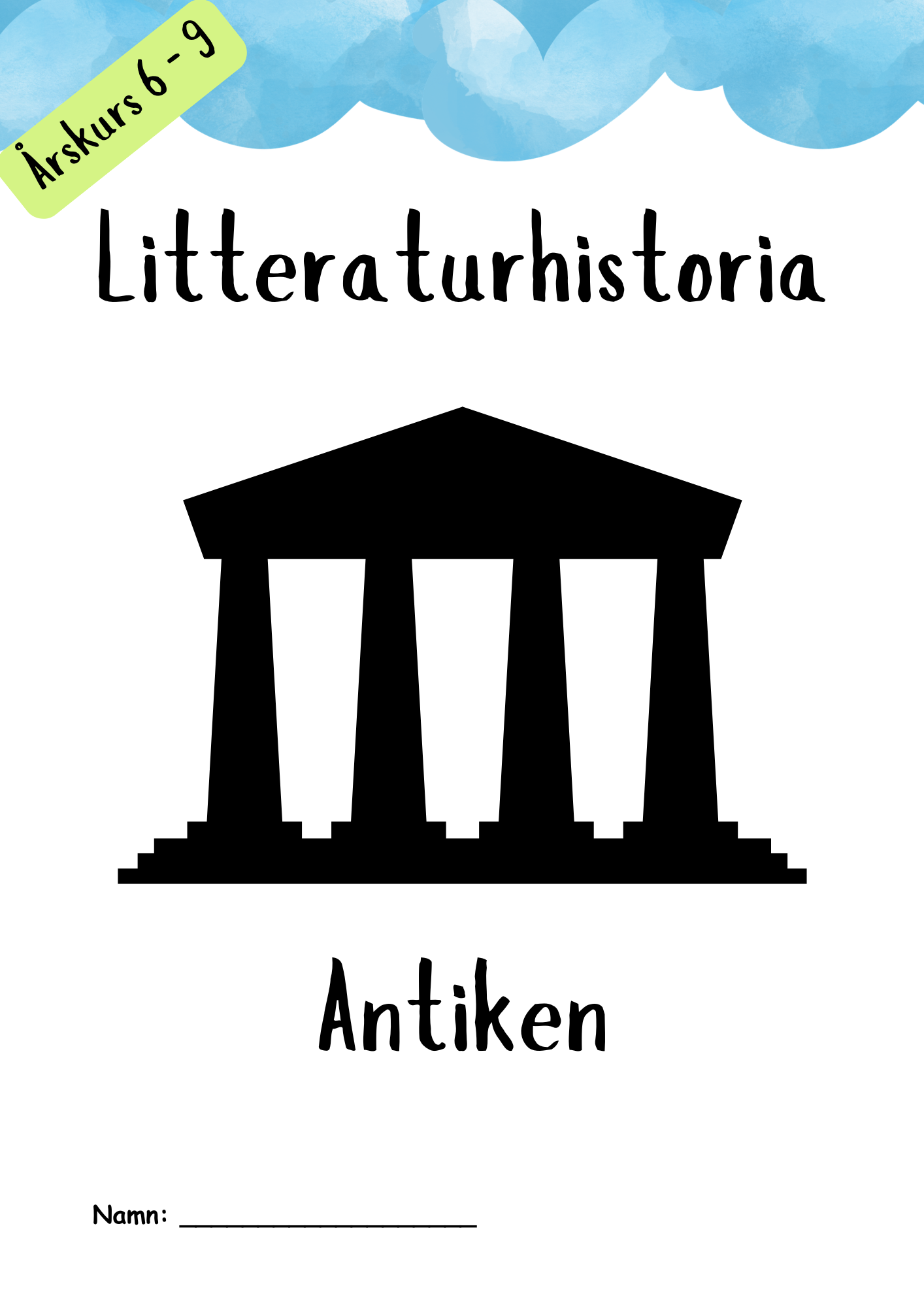 Litteraturhistoria antiken - Läsförståelse + Frågor