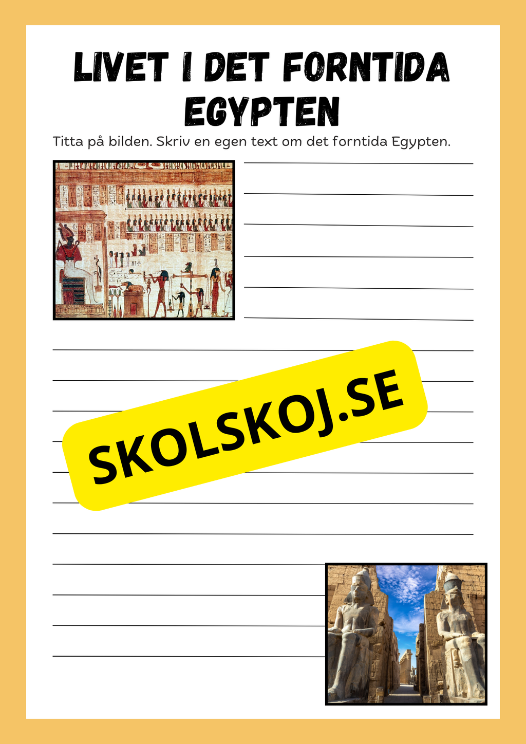 Livet i det forntida Egypten - Årskurs 4 - 6