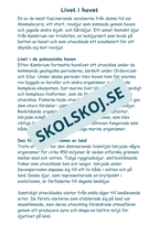 Livets utveckling - Läsförståelse + frågor (51 sidor)