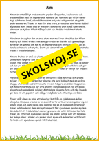 Lövskogens träd - Sveriges vanligaste lövträd - Årskurs 3 - 6
