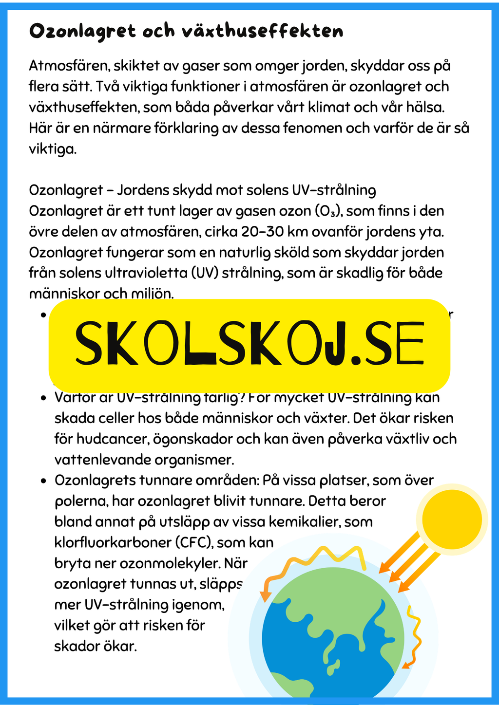 Luft vår osynliga resurs - Årskurs 4 - 6