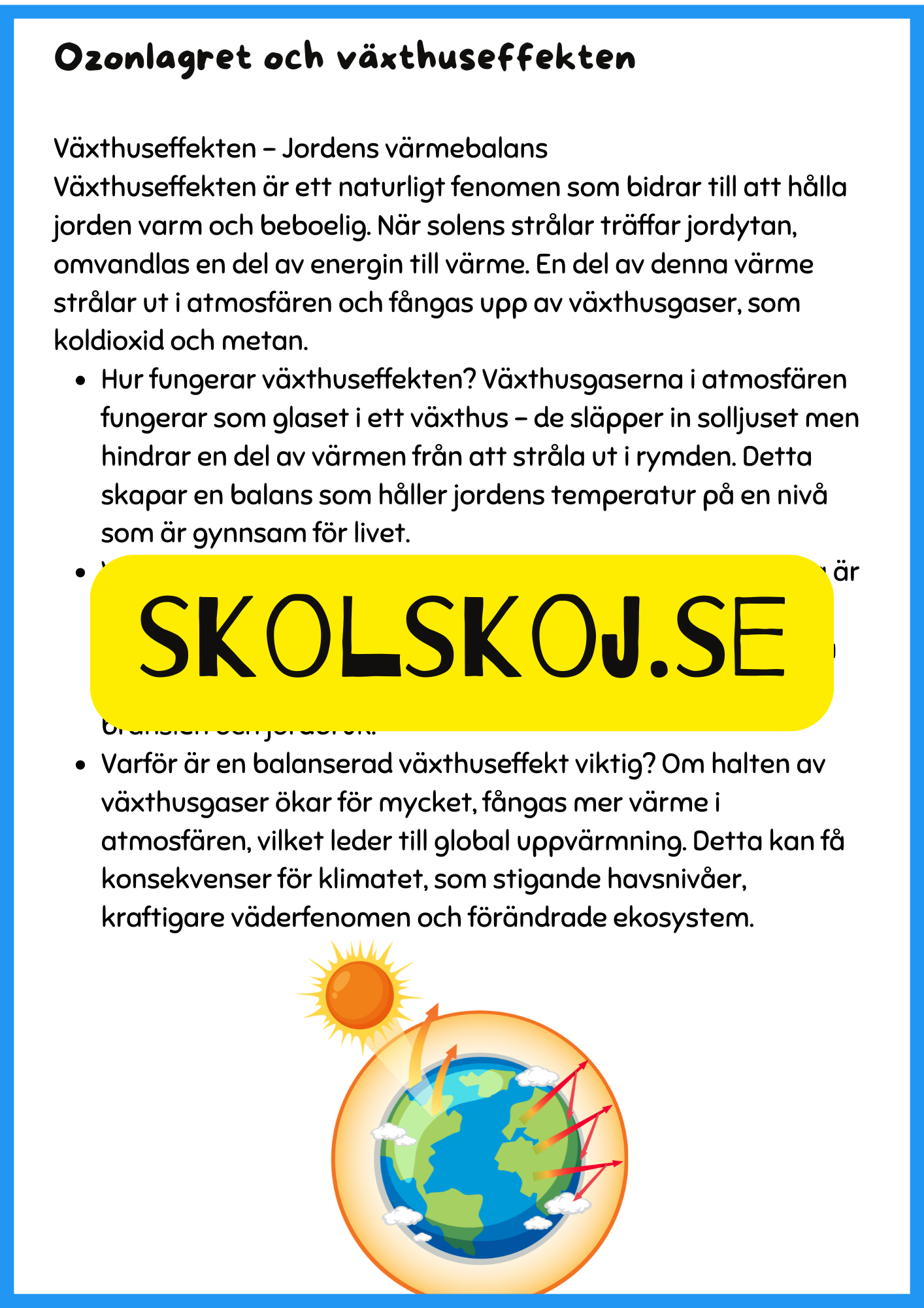 Luft vår osynliga resurs - Årskurs 4 - 6