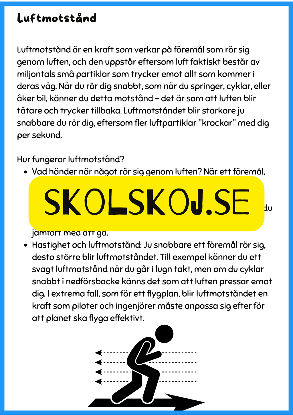 Luft vår osynliga resurs - Årskurs 4 - 6
