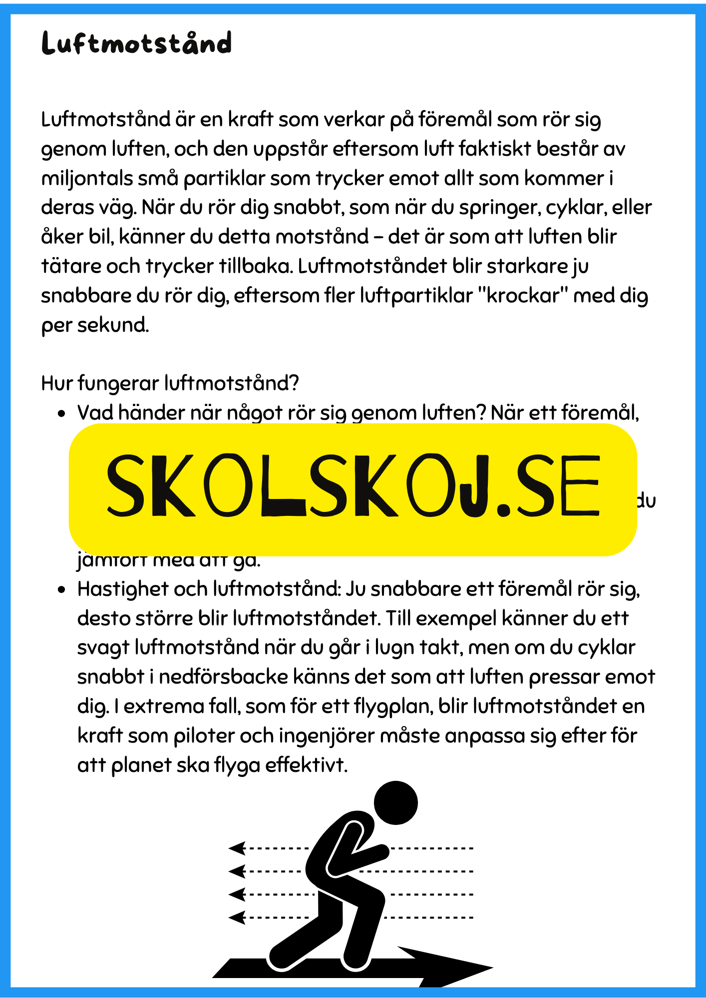 Luft vår osynliga resurs - Årskurs 4 - 6