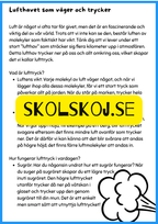 Luft vår osynliga resurs - Årskurs 4 - 6