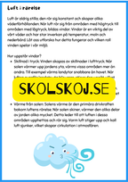 Luft vår osynliga resurs - Årskurs 4 - 6