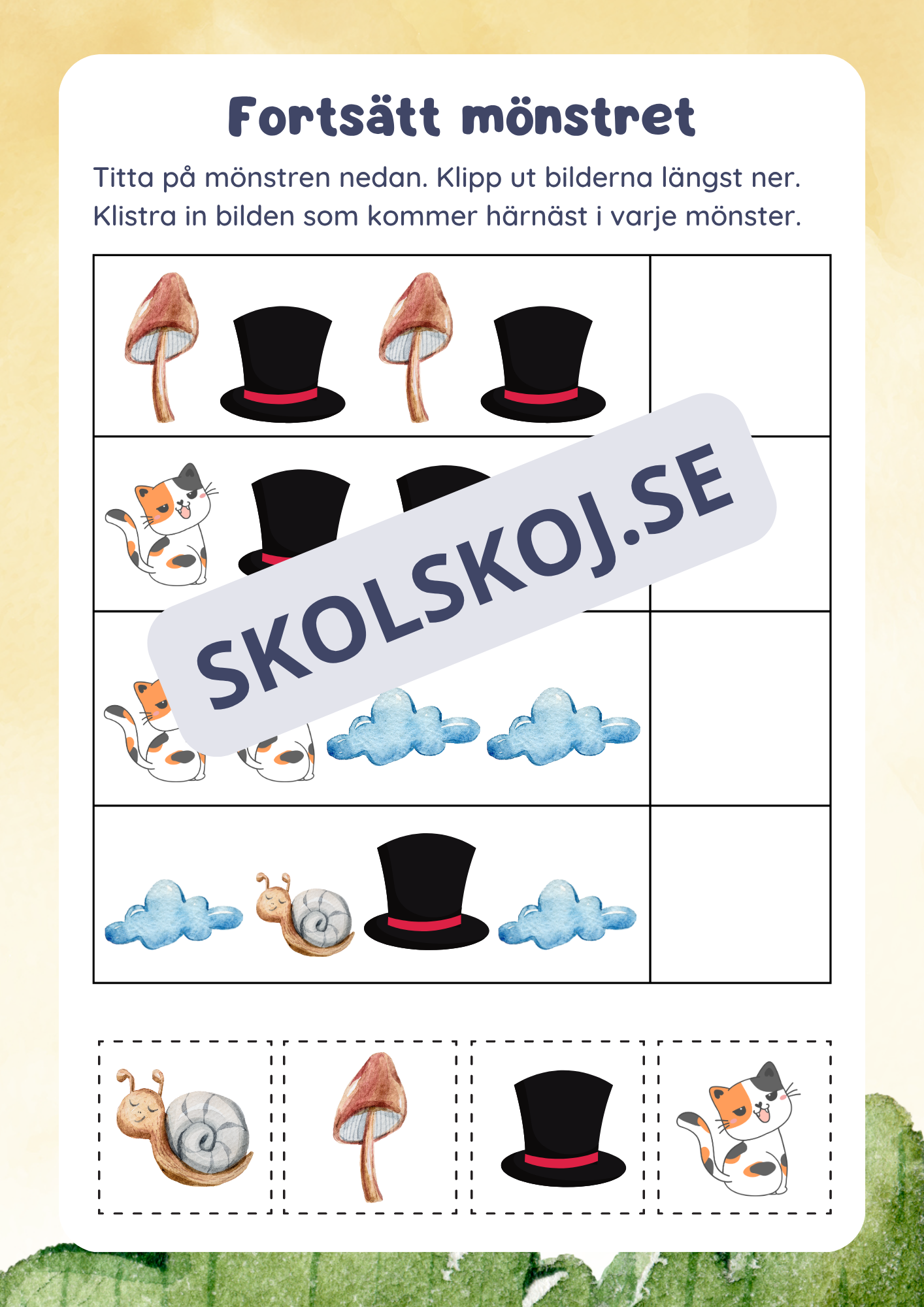 Maja och den vackra blomman - Läsförståelse